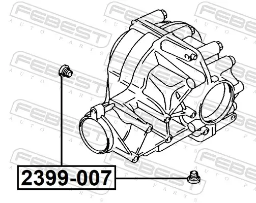 Verschlussschraube, Ölwanne FEBEST 2399-007 Bild Verschlussschraube, Ölwanne FEBEST 2399-007