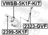 Stabilisator, Fahrwerk Vorderachse FEBEST 2399-5K1F Bild Stabilisator, Fahrwerk Vorderachse FEBEST 2399-5K1F