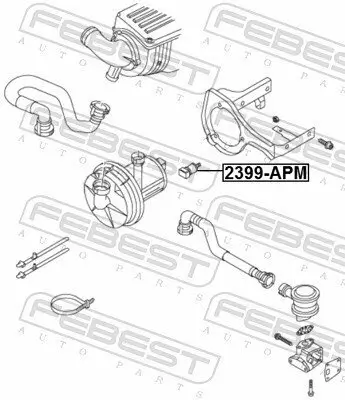Lagerung, Druckluftkompressor FEBEST 2399-APM Bild Lagerung, Druckluftkompressor FEBEST 2399-APM