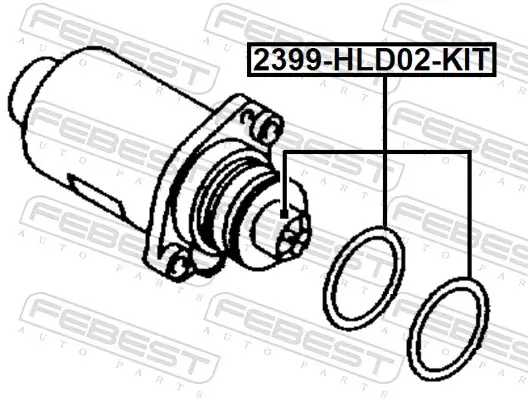 Reparatursatz, Ölpumpe FEBEST 2399-HLD02-KIT Bild Reparatursatz, Ölpumpe FEBEST 2399-HLD02-KIT