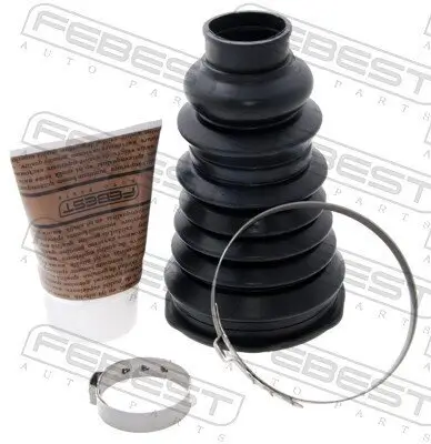 Faltenbalgsatz, Antriebswelle radseitig FEBEST 2417P-LOG Bild Faltenbalgsatz, Antriebswelle radseitig FEBEST 2417P-LOG