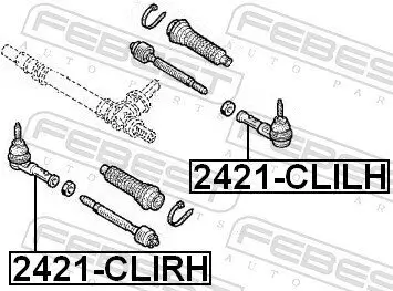 Spurstangenkopf FEBEST 2421-CLIRH Bild Spurstangenkopf FEBEST 2421-CLIRH