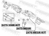 Reparatursatz, Bremssattel Hinterachse FEBEST 2476-MEGR-KIT Bild Reparatursatz, Bremssattel Hinterachse FEBEST 2476-MEGR-KIT