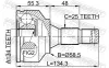 Gelenksatz, Antriebswelle Vorderachse radseitig FEBEST 2510-30720 Bild Gelenksatz, Antriebswelle Vorderachse radseitig FEBEST 2510-30720