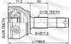 Gelenksatz, Antriebswelle radseitig Vorderachse FEBEST 2510-BOX3 Bild Gelenksatz, Antriebswelle radseitig Vorderachse FEBEST 2510-BOX3