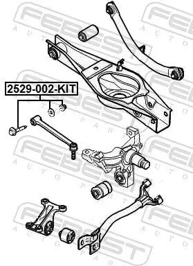 Sturzkorrekturschraube FEBEST 2529-002-KIT Bild Sturzkorrekturschraube FEBEST 2529-002-KIT