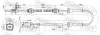 Sensor, Raddrehzahl Vorderachse FEBEST 25606-007 Bild Sensor, Raddrehzahl Vorderachse FEBEST 25606-007
