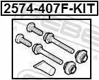 Führungsbolzen, Bremssattel FEBEST 2574-407F-KIT Bild Führungsbolzen, Bremssattel FEBEST 2574-407F-KIT