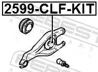 Reparatursatz, Kupplungsnehmerzylinder FEBEST 2599-CLF-KIT Bild Reparatursatz, Kupplungsnehmerzylinder FEBEST 2599-CLF-KIT