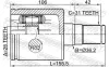 Gelenksatz, Antriebswelle FEBEST 2711-S60IILH Bild Gelenksatz, Antriebswelle FEBEST 2711-S60IILH