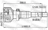 Gelenksatz, Antriebswelle FEBEST 2711-XC60RH Bild Gelenksatz, Antriebswelle FEBEST 2711-XC60RH