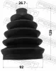 Faltenbalgsatz, Antriebswelle Vorderachse radseitig FEBEST 2717P-S80 Bild Faltenbalgsatz, Antriebswelle Vorderachse radseitig FEBEST 2717P-S80