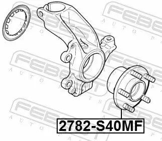 Radnabe Vorderachse FEBEST 2782-S40MF Bild Radnabe Vorderachse FEBEST 2782-S40MF