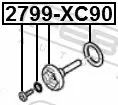 Verschlussschraube, Ölwanne FEBEST 2799-XC90 Bild Verschlussschraube, Ölwanne FEBEST 2799-XC90