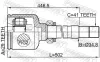 Gelenksatz, Antriebswelle FEBEST 2811-DUCQ18RH Bild Gelenksatz, Antriebswelle FEBEST 2811-DUCQ18RH