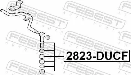 Stange/Strebe, Stabilisator FEBEST 2823-DUCF Bild Stange/Strebe, Stabilisator FEBEST 2823-DUCF