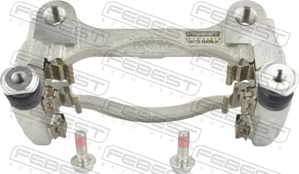 Bremssattelhaltersatz Hinterachse links FEBEST 2877C-DUCRLH