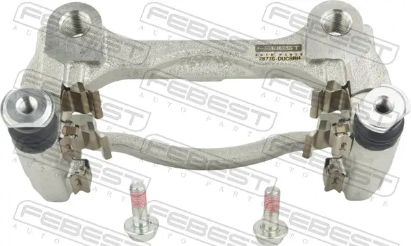 Bremssattelhaltersatz Hinterachse rechts FEBEST 2877C-DUCRRH