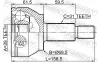 Gelenksatz, Antriebswelle Hinterachse radseitig FEBEST 2910-L405R Bild Gelenksatz, Antriebswelle Hinterachse radseitig FEBEST 2910-L405R