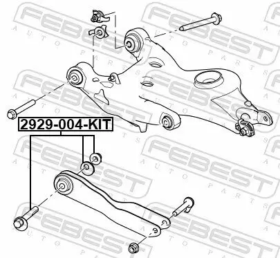 Sturzkorrekturschraube FEBEST 2929-004-KIT Bild Sturzkorrekturschraube FEBEST 2929-004-KIT