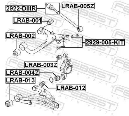 Sturzkorrekturschraubensatz FEBEST 2929-005-KIT Bild Sturzkorrekturschraubensatz FEBEST 2929-005-KIT