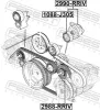 Riemenspanner, Keilrippenriemen FEBEST 2990-RRIV Bild Riemenspanner, Keilrippenriemen FEBEST 2990-RRIV