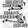Trag-/Führungsgelenk Vorderachse unten außen FEBEST 3220-001 Bild Trag-/Führungsgelenk Vorderachse unten außen FEBEST 3220-001