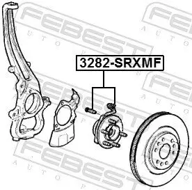 Radnabe Vorderachse FEBEST 3282-SRXMF Bild Radnabe Vorderachse FEBEST 3282-SRXMF