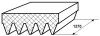 Keilrippenriemen FEBEST 88127-5L1270 Bild Keilrippenriemen FEBEST 88127-5L1270