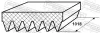 Keilrippenriemen FEBEST 88128-6L1018 Bild Keilrippenriemen FEBEST 88128-6L1018