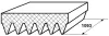 Keilrippenriemen FEBEST 88128-6L1093 Bild Keilrippenriemen FEBEST 88128-6L1093
