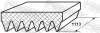 Keilrippenriemen FEBEST 88128-6L1113 Bild Keilrippenriemen FEBEST 88128-6L1113