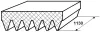 Keilrippenriemen FEBEST 88128-6L1130 Bild Keilrippenriemen FEBEST 88128-6L1130