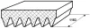 Keilrippenriemen FEBEST 88128-6L1183 Bild Keilrippenriemen FEBEST 88128-6L1183
