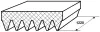 Keilrippenriemen FEBEST 88128-6L1220 Bild Keilrippenriemen FEBEST 88128-6L1220