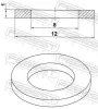 Dichtring, Ölablassschraube FEBEST 88430-081210A Bild Dichtring, Ölablassschraube FEBEST 88430-081210A