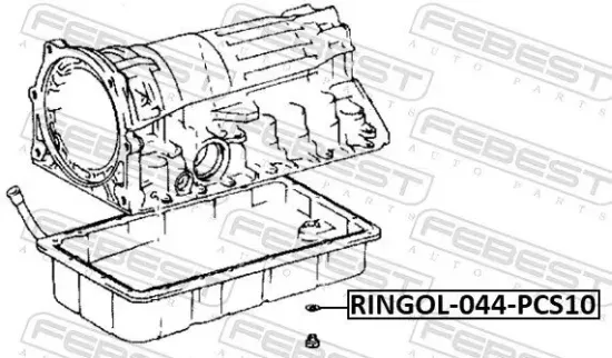 Dichtring, Ölablassschraube FEBEST 88430-121622X Bild Dichtring, Ölablassschraube FEBEST 88430-121622X