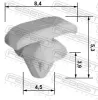 Clip, Zier-/Schutzleiste FEBEST 88570-035 Bild Clip, Zier-/Schutzleiste FEBEST 88570-035