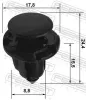 Clip, Stoßfänger FEBEST 88570-075 Bild Clip, Stoßfänger FEBEST 88570-075