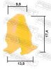 Clip, Zier-/Schutzleiste FEBEST 88570-124 Bild Clip, Zier-/Schutzleiste FEBEST 88570-124