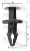 Clip, Zier-/Schutzleiste FEBEST 88570-155 Bild Clip, Zier-/Schutzleiste FEBEST 88570-155