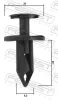 Clip, Zier-/Schutzleiste FEBEST 88570-161 Bild Clip, Zier-/Schutzleiste FEBEST 88570-161