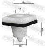 Clip, Zier-/Schutzleiste FEBEST 88570-190 Bild Clip, Zier-/Schutzleiste FEBEST 88570-190