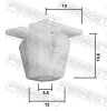 Clip, Zier-/Schutzleiste FEBEST 88570-194 Bild Clip, Zier-/Schutzleiste FEBEST 88570-194