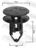 Clip, Zier-/Schutzleiste FEBEST 88570-221 Bild Clip, Zier-/Schutzleiste FEBEST 88570-221