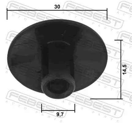 Clip, Zier-/Schutzleiste FEBEST 88570-222 Bild Clip, Zier-/Schutzleiste FEBEST 88570-222