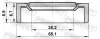 Wellendichtring, Schaltgetriebehauptwelle FEBEST 95GCW-40650709R Bild Wellendichtring, Schaltgetriebehauptwelle FEBEST 95GCW-40650709R