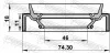 Wellendichtring, Antriebswelle FEBEST 95JAS-48741118R Bild Wellendichtring, Antriebswelle FEBEST 95JAS-48741118R