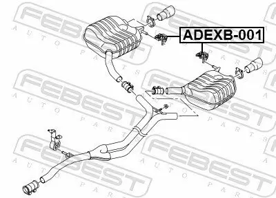 Anschlagpuffer, Schalldämpfer FEBEST ADEXB-001 Bild Anschlagpuffer, Schalldämpfer FEBEST ADEXB-001