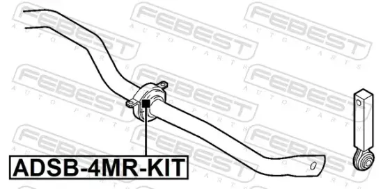 Reparatursatz, Stabilisatorlager FEBEST ADSB-4MR-KIT Bild Reparatursatz, Stabilisatorlager FEBEST ADSB-4MR-KIT